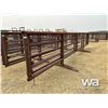 Image 4 : (2) 24 FT. LIVESTOCK PANELS WITH 11 FT. GATE