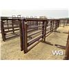 Image 4 : (2) 24 FT. LIVESTOCK PANELS WITH 11 FT. GATE