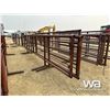 Image 3 : (2) 24 FT. LIVESTOCK PANELS WITH 9 FT. GATE