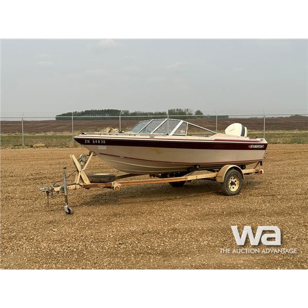 1987 THUNDERCRAFT 16 FT. BOAT