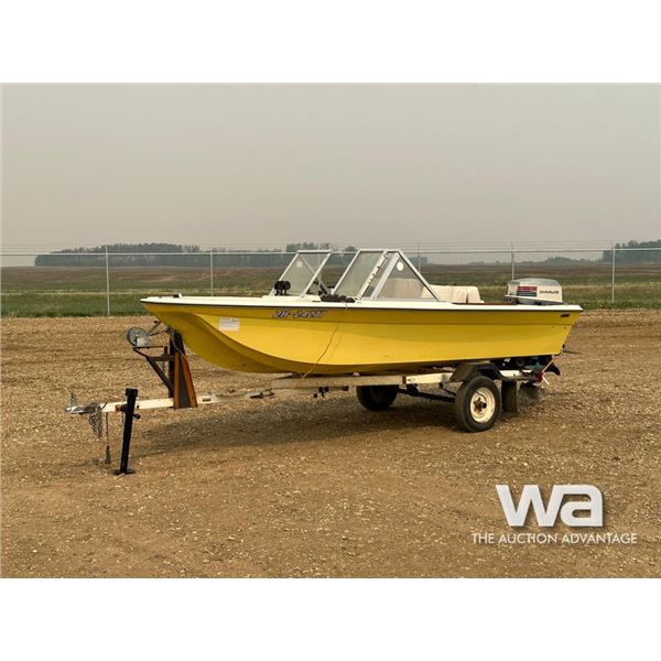 1980 SEARS OPEN BOW LAKE BOAT