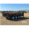 Image 3 : 2013 DOUBLE A LB217 16 FT. TRIDEM DUMP TRAILER