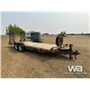 Image 2 : 2013 CANTRA 22 FT. T/A FLAT DECK TRAILER