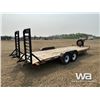Image 3 : 2013 CANTRA 22 FT. T/A FLAT DECK TRAILER