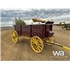 Image 2 : ADAMS HORSE DRAWN GRAIN WAGON