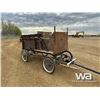 Image 2 : HORSE DRAWN BROWN 4 WHEEL WAGON