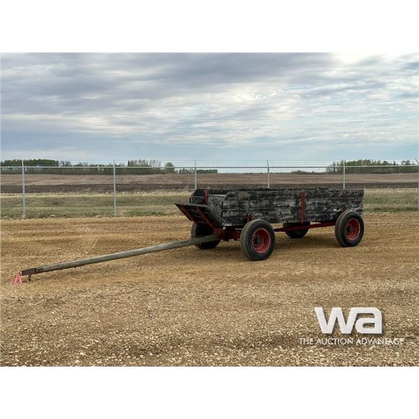 HORSE DRAWN BLACK WAGON