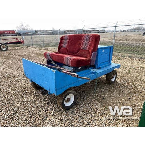 MINI HORSE DRAWN BLUE WAGON