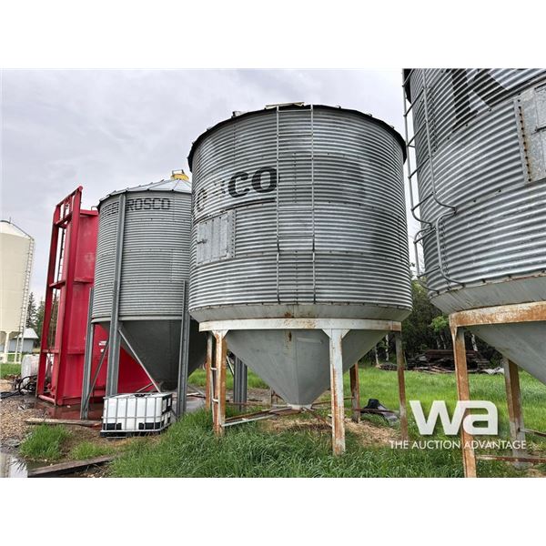 ROSCO 6-14-WT 4 RING HOPPER GRAIN BIN