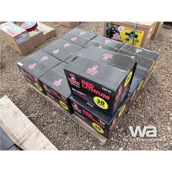 (10) BOXES OF RED LITHIUM COCK GREASE