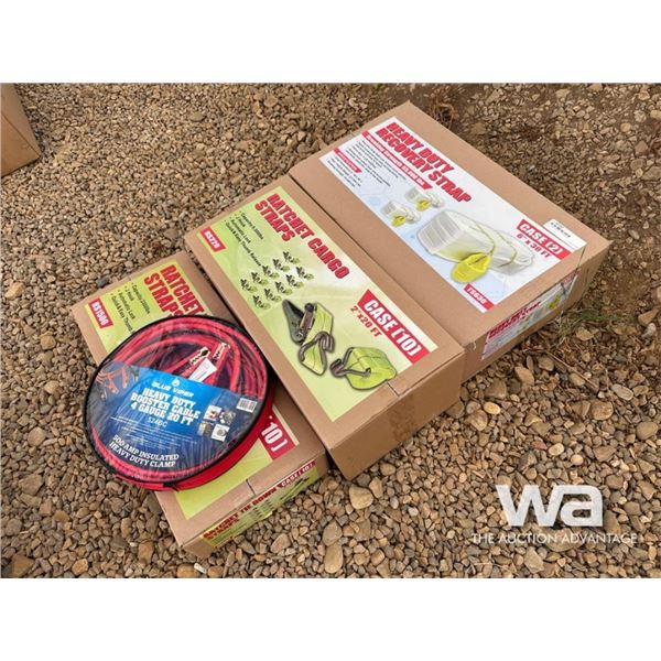 RATCHET CARGO STRAPS SET