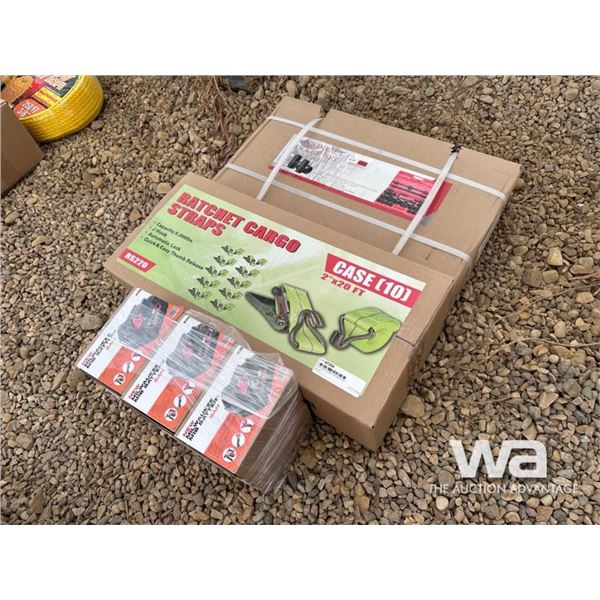 RATCHET CARGO STRAPS SET