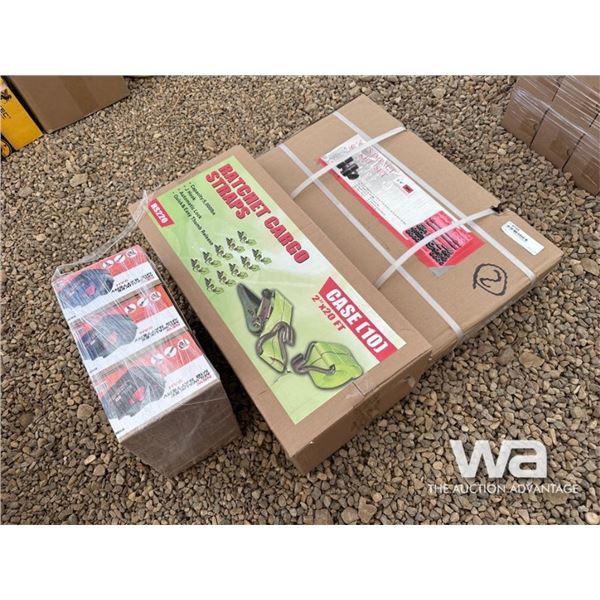 RATCHET CARGO STRAPS SET