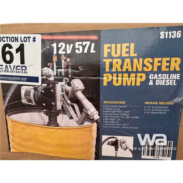 12 V FUEL TRANSFER PUMP