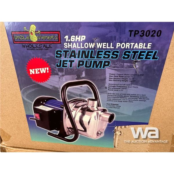 STAINLESS WATER JET PUMP