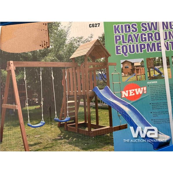 KIDS SWING SET PLAYGROUND