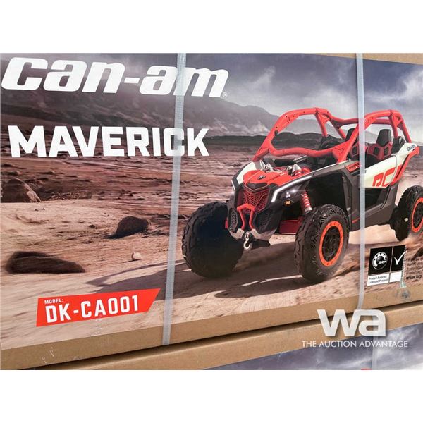 24V CAN-AM MAVERICK RIDE ON UTV & REMOTE