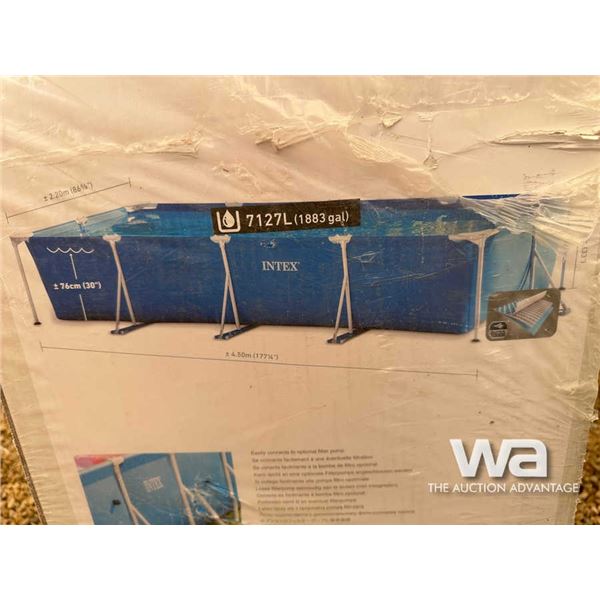 INTEX RECTANGULAR FRAME POOL SET