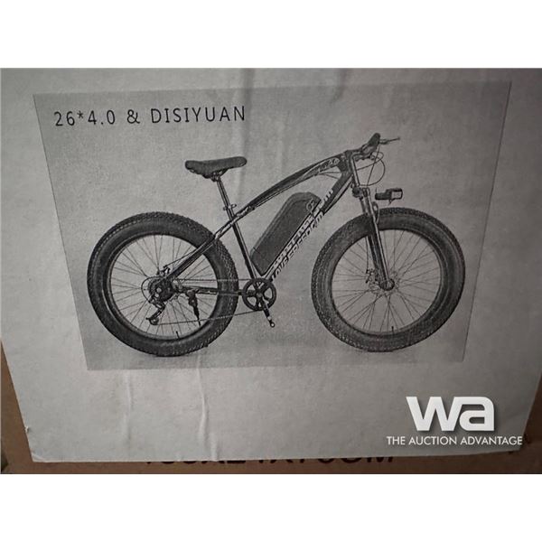 ELECTRIC FAT TIRE BICYCLE