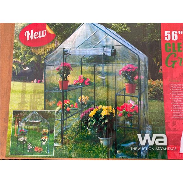 CLEAR WALK IN GREENHOUSE