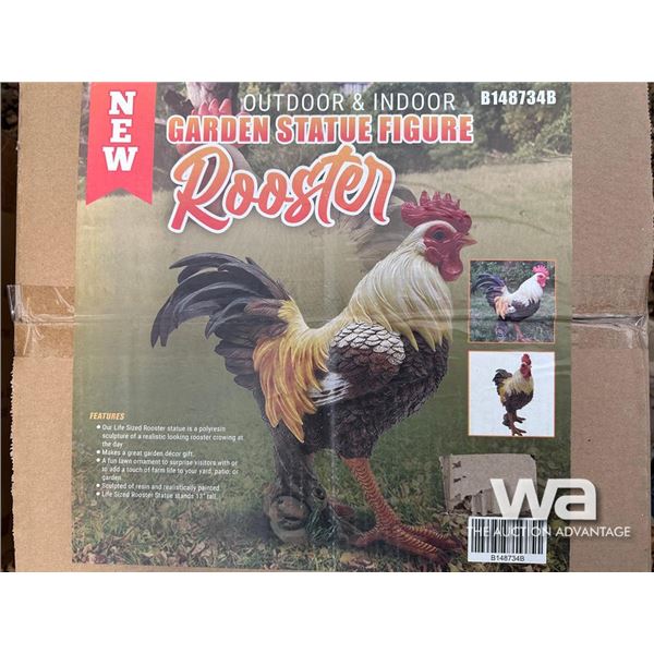 GARDEN STATUE ROOSTER