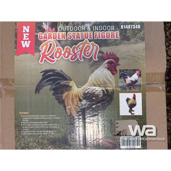 GARDEN STATUE ROOSTER