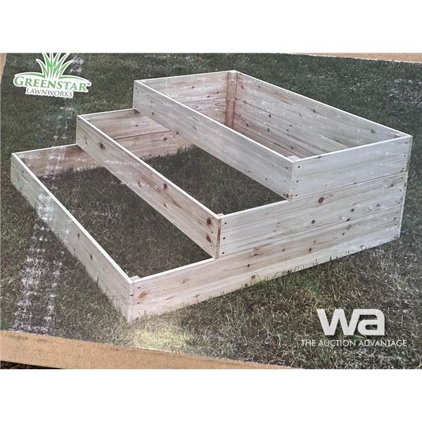 3 TIER RAISED GARDEN BED PLANTER