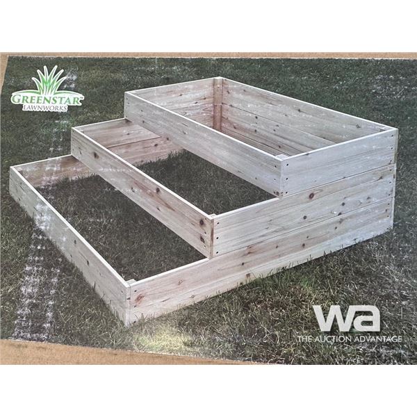 3 TIER RAISED GARDEN BED PLANTER
