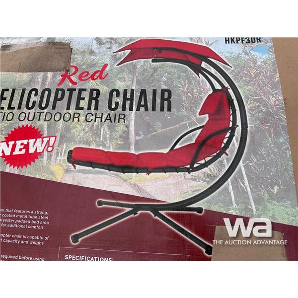 RED HELICOPTER CHAIR