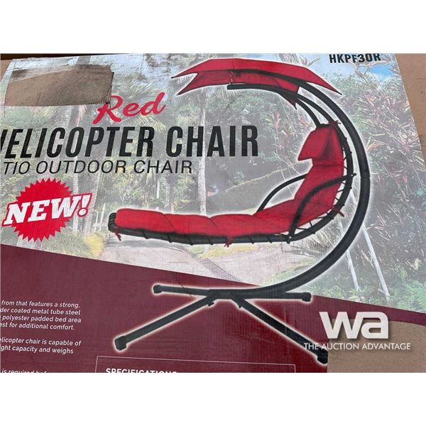 RED HELICOPTER CHAIR