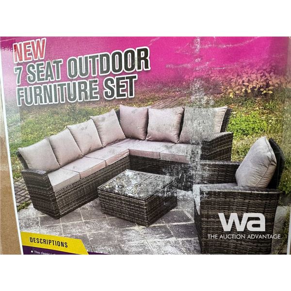 7 SEAT OUTDOOR FURNITURE SET
