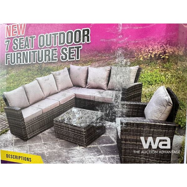 7 SEAT OUTDOOR FURNITURE SET