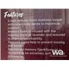 Image 2 : KING MEMORY FOAM MATTRESS TOPPER