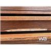 Image 6 : (1) 7 X 3.5 FT. WOODEN DINING ROOM TABLE (NO BASE)
