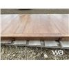 Image 5 : (1) 7 X 3.5 FT. WOODEN DINING ROOM TABLE (NO BASE)