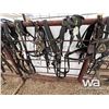 Image 3 : SET OF LEATHER HARNESSES WITH BRIDLES & LINES
