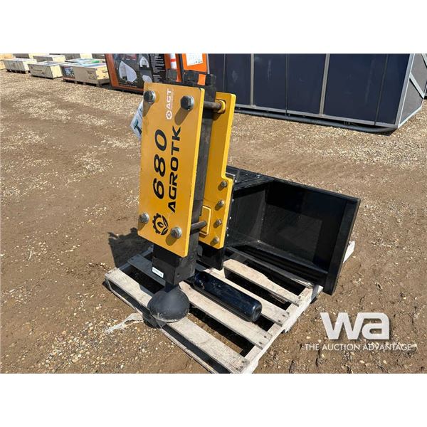 AGROTK 680 SKID STEER POST DRIVER