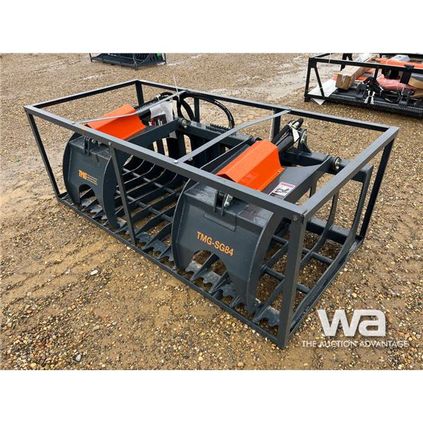 TMG 84 IN. SKID STEER SKELETON GRAPPLE ATTACHMENT