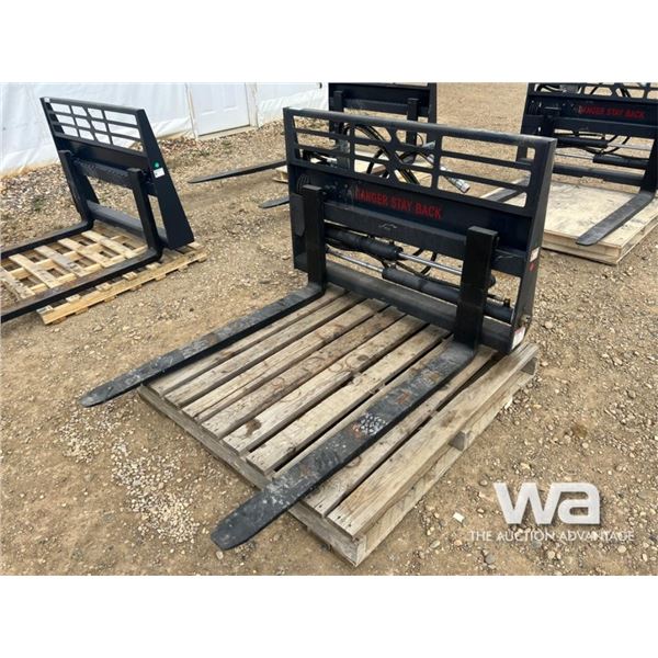 SKID STEER 48 IN. HYDRAULIC PALLET FORKS
