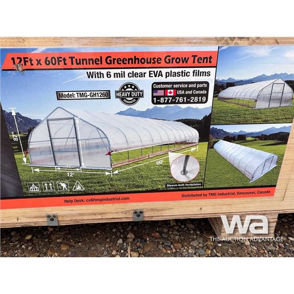 TMG 12 X 60 FT. TUNNEL GREENHOUSE GROW TENT