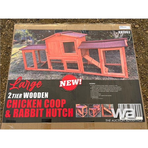 CHICKEN COOP & RABBIT HUTCH