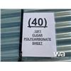 Image 3 : (40) 12 FT. CLEAR POLYCARBONATE SHEETS