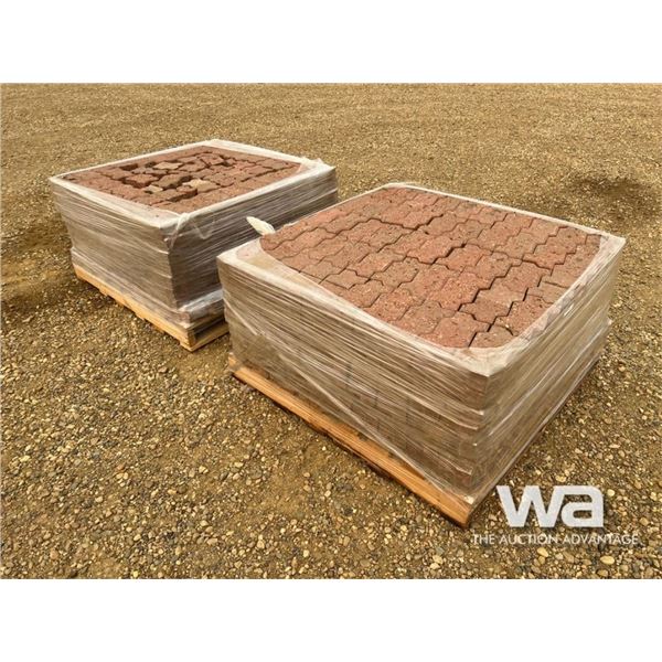 (2) PALLETS OF LANDSCAPE BRICK
