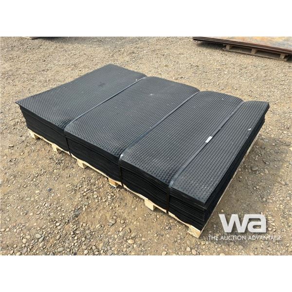 (25) 4 X 6 FT 1/2 IN. RUBBER MATS