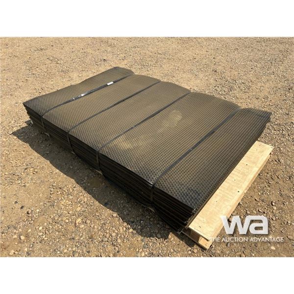(25) 4 X 6 FT 1/2 IN. RUBBER MATS