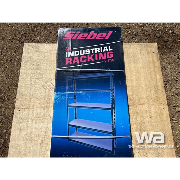SIEBEL 6 FT. INDUSTRIAL 5 LAYER RACKING
