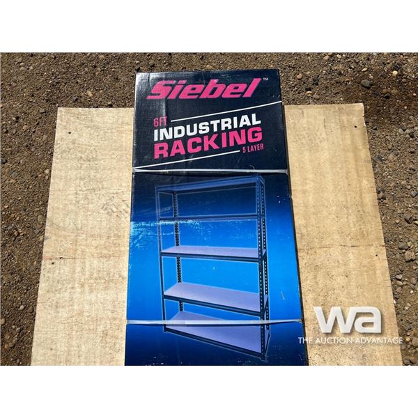SIEBEL 6 FT. INDUSTRIAL 5 LAYER RACKING