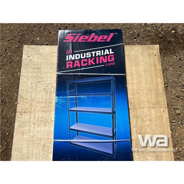 SIEBEL 6 FT. INDUSTRIAL 5 LAYER RACKING