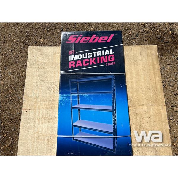 SIEBEL 6 FT. INDUSTRIAL 5 LAYER RACKING