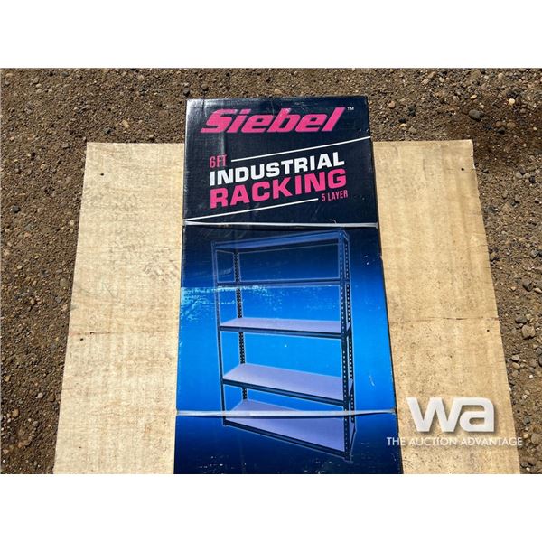 SIEBEL 6 FT. INDUSTRIAL 5 LAYER RACKING
